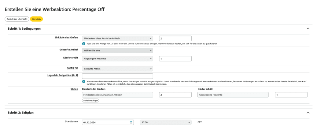 Amazon-Werbeaktion-percentage-off